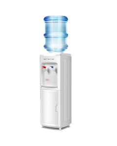 Hot & Cold Standing Cooler - White